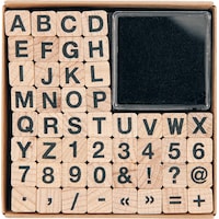 Rico Design Stempel Set Alphabet
