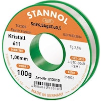 Stannol Lötdraht 611 2,5% Ø 1,0 (Lötzinn)
