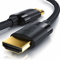 Primewire HDMI Kabel 2.1, 8K @ 120Hz / 4K @ 240Hz DSC, Ultra High Speed, Nylonummantelung, HDR, ARC (10 m, HDMI)