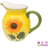 neuetischkultur Keramik Milchkrug Sonnenblume