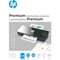 HP Laminating film Premium A4, 250 µm, 50 pieces, glossy (A4, 50 Piece, 250 µm)