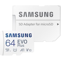 Samsung EVO Plus (microSDXC, 64 GB, U1, UHS-I)