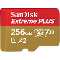 SanDisk Extreme Plus (microSD, 256 GB, U3, UHS-I)