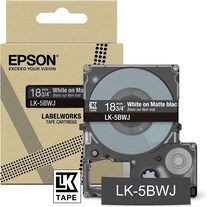 Epson Matte Black/White 18mm LK-5BWJ (7 cm, Schwarz)