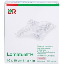 Lohmann & Rauscher Lomatuell H Ointment tulle 10x10 cm sterile, 50 pcs VER