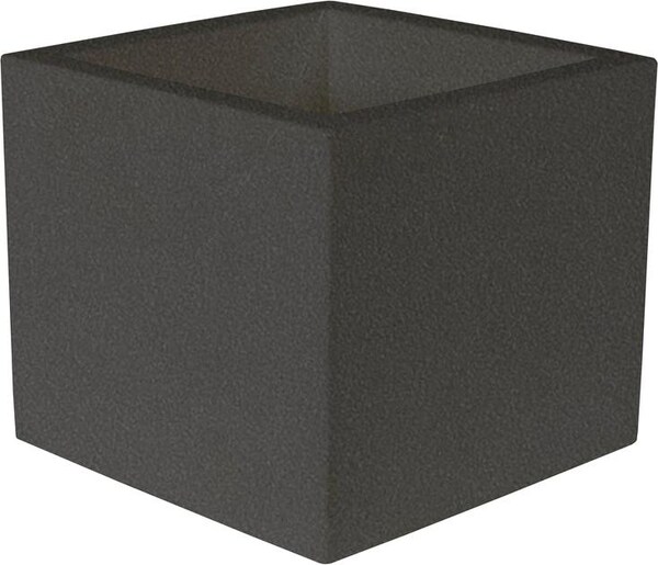 Newgarden NARCISO 40 Übertopf, Kübel groß doppelwandig eckig 40x40x36cm