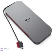 Lenovo GO Wireless Power Bank 10000 mAh, Thunder Black, 258 g, 15 W (10000 mAh, 30 W, 38.50 Wh)
