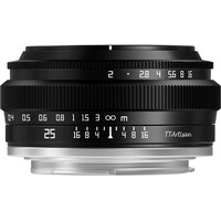 TTArtisan 25mm f/2 für Fuji X (Fujifilm X, APS-C / DX)