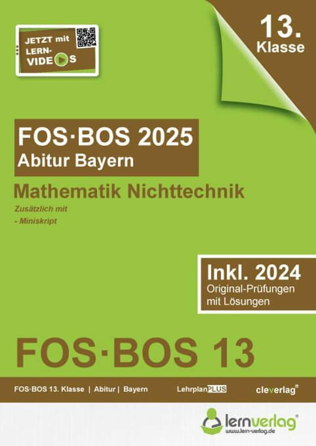 Abiturprüfung FOS/BOS Bayern 2025 Mathe (Deutsch, 2024, lern. de Abiturprüfung FOS/BOS Bayern 2025 Mathe (Deutsch, 2024, lern. de