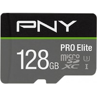 PNY Pro Elite (microSDXC, 128 GB, U3, UHS-I)