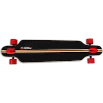Ferrari FERRARI Bambus Skateboard Longboard, schwarz, FBW15