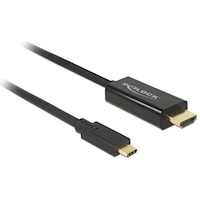 Delock Thunderbolt 3| USB Typ C — HDMI (Typ A) (3 m, HDMI, USB Typ C)