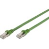 Digitus CAT 6A S-FTP Patchkabel Cu PUR AWG 26/7 Lange 1.00 m Farbe Grun ahnlich RAL 6018 (S/FTP, CAT6a, 1 m)