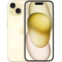 Apple iPhone 15 (128 GB, Yellow, 6.10", SIM + eSIM, 48 Mpx, 5G)