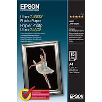 Epson Ultra Foto Glanzpapier, 15 Blatt (300 g/m², A4, 15 x)