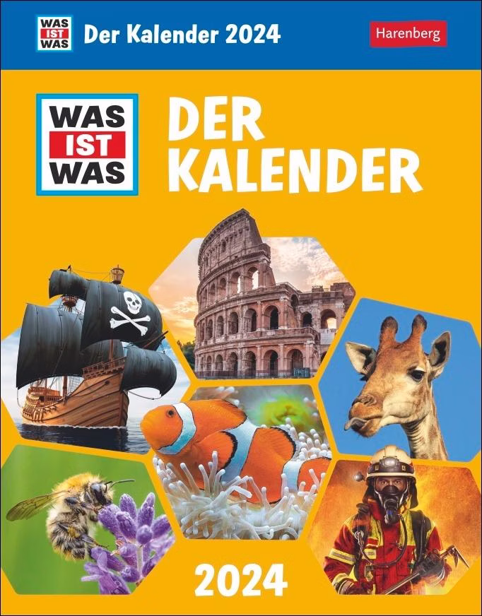 Harenberg WAS IST WAS Der Kalender Tagesabreißkalender 2024 (Deutsch 