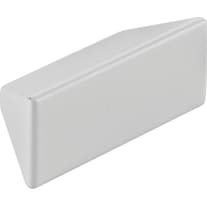 Mital Mogan drawer handle Furniture handle L 54 mm die-cast zinc white glossy