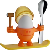 WMF Eierbecher mit Löffel lustiger Eierbecher Kinder Kunststoff McEgg orange (1 x)