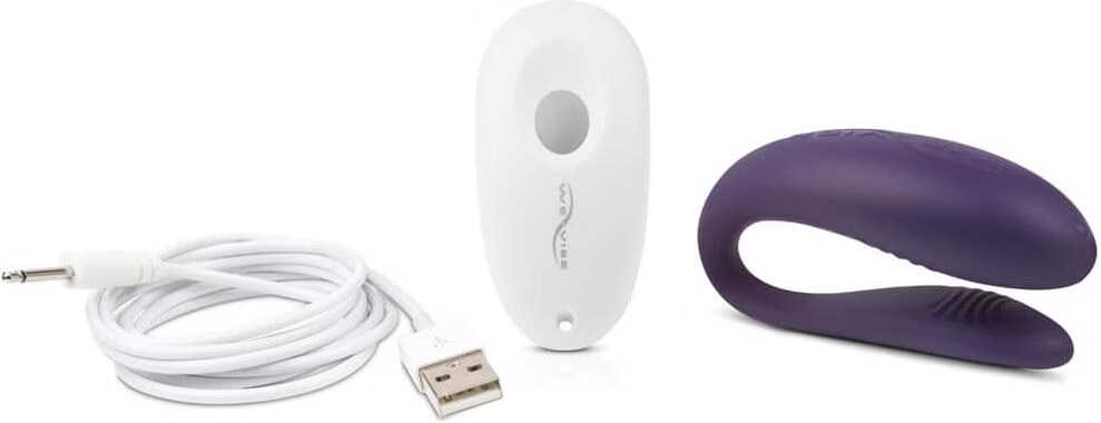 we-vibe unite 2.0 couples vibrator in purple New WeVibe Unite 2 Couples Vibrator