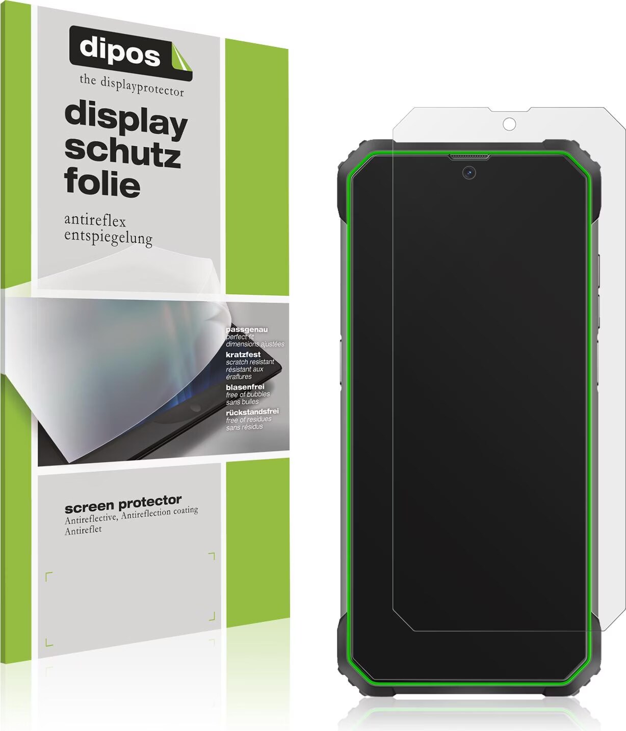 Dipos 6 Pellicole Protettive Crystalclear Per Blackview A60 PRO (2019) - Taglio Laser, Made In Germany - 2