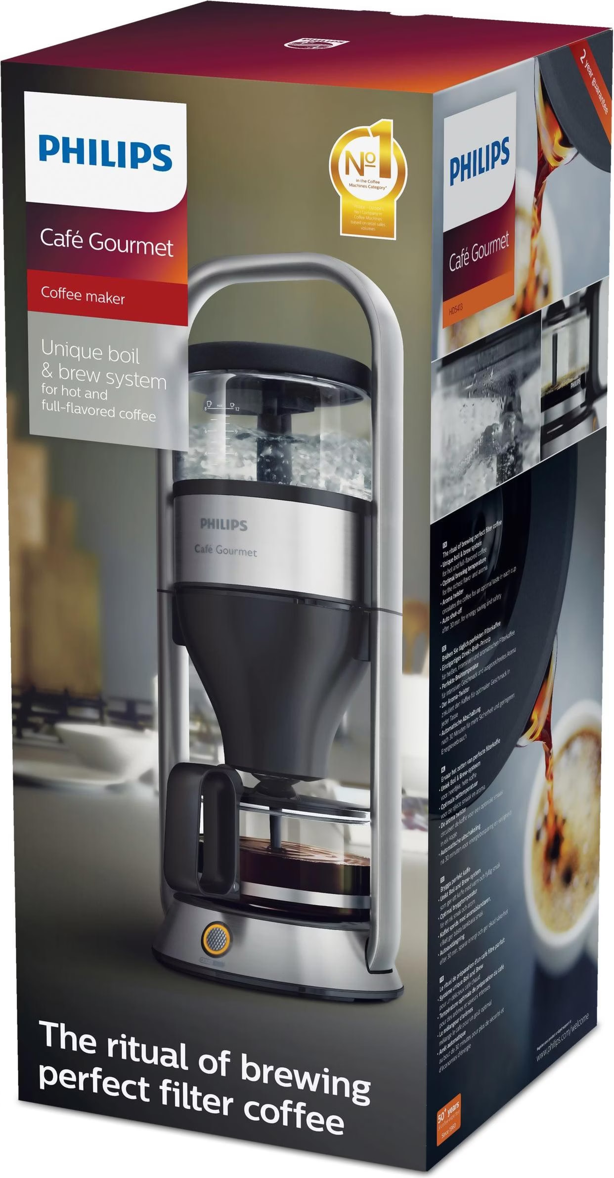 Philips Café Gourmet HD 5413 tested: filter coffee machine with